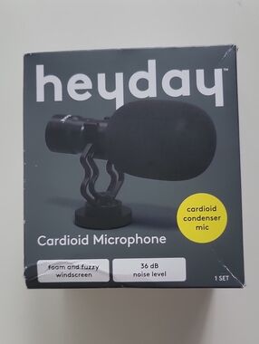heyday Cardioid Condenser Microphone - Black